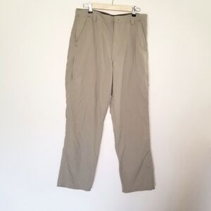 REI 100% nylon tan hiking pants 34 32